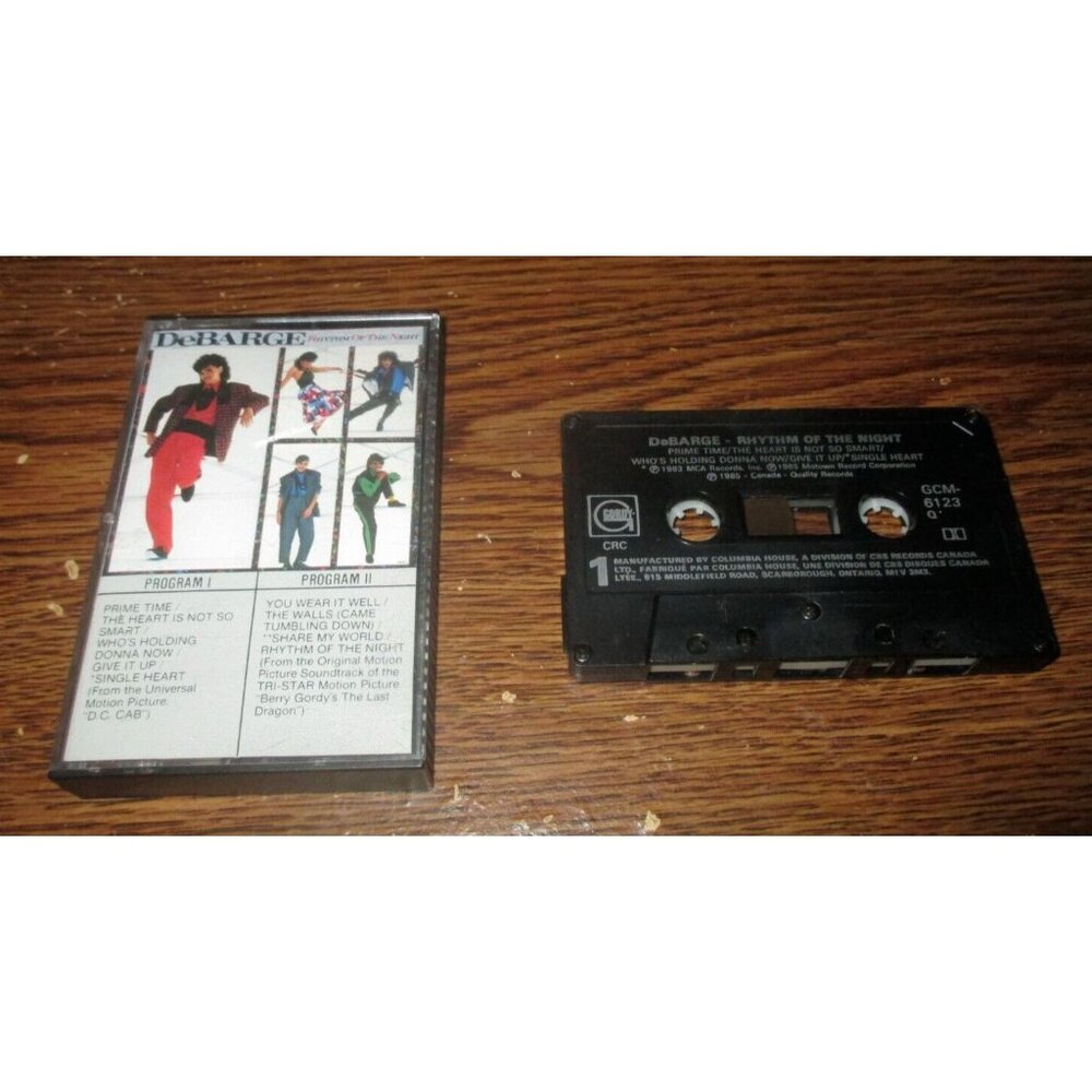 Debarge - Rhythm of the Night on cassette (MCA Records Canada, 1985)